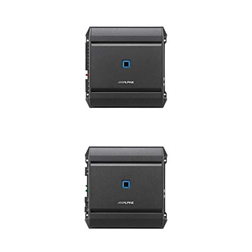 Alpine S-A32F S-Series 4-Channel Digital Amplifier Bundled w/Alpine S-A60M S-Series Class D Mono Amplifier