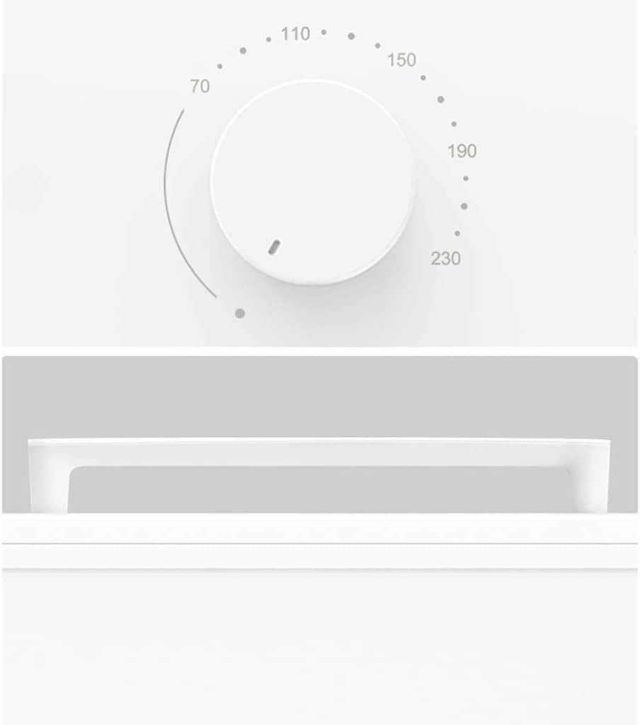 Forno elettrico,Forno a convezione Mini Forni Forno elettrico di controllo della temperatura indipendente di grande capacità da 32 L dall'alto verso il basso, piccolo forno elettrico rotante a 360
