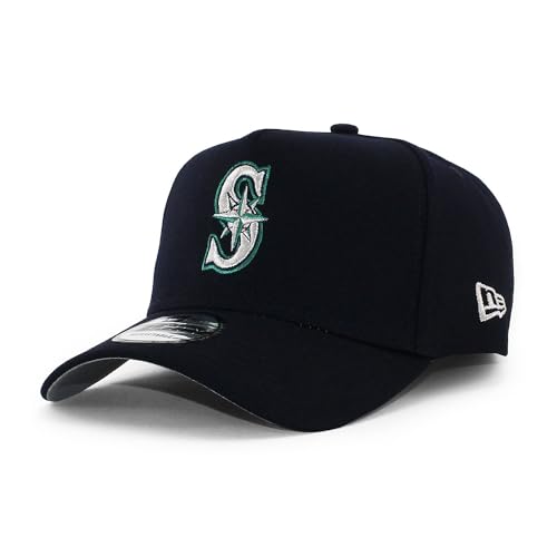 ニューエラ キャップ 9FORTY A-FRAME SNAPBACK CAP 940 帽子 MLB NFL NBA MLS エーフレーム スナップバック (JP, アルファベット, Free Size, シアトル マリナーズ(ネイビー)) [並行輸入品]のサムネイル
