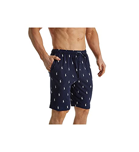 POLO RALPH LAUREN Men's Big Man Pony Player Classic Pajama Short, PK05RX, Cruise Navy/Nevis, 4XL
