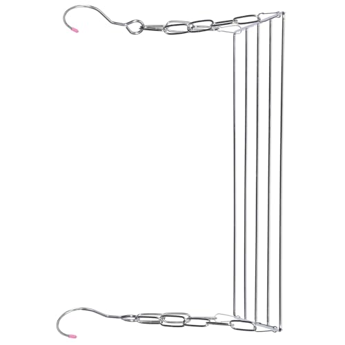 Tofficu para Secar Calcetines y Juguetes para Diseño de Acero Inoxidable y Estructura en Espiral, Resistente al Viento