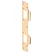 Prime-Line MP9480 Door Strike, Accommodates 5-1/2 inch to 6 inch Hole Centers, Steel, Brass Plated, (single pack)