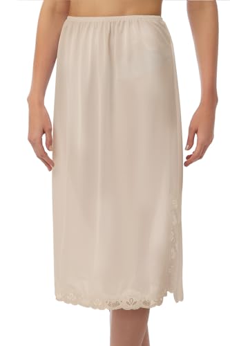 Jupon femme Megan Marlon demi-slip anti-statique sous-vêtement opaque mi-long noir blanc