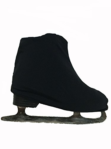 Jenskates LLC Black Lycra Skate Boot Covers - Youth (Fits up to Size 2)
