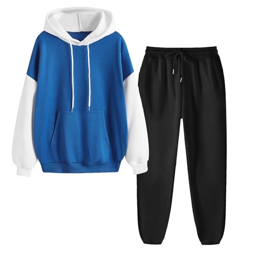 Sudaderas mujer con capucha conjunto deportivo dos piezas y jogger cintura alta