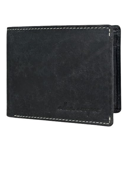Allen Cooper Genuine Leather Premium Luxury Wallets for Men(20513-Navy)