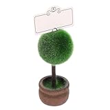 STOBAZA Soporte para Tarjetas de Mesa de Resina Verde Clip para Fotos y Notas de Escritorio Tarjetero Compacto para Números de Mesa y Mensajes Accesorio Decorativo para Oficina y