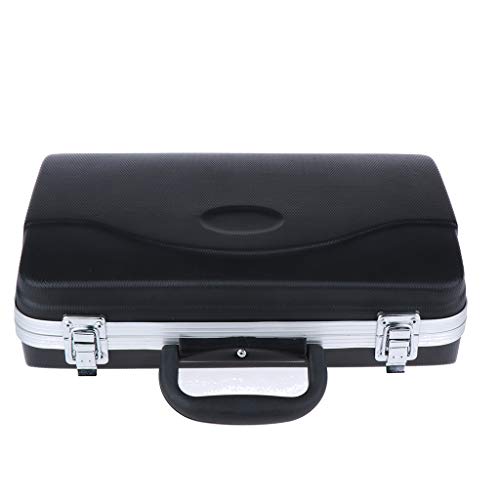 Plastic Clarinet Carrying Case Box Gig Bag Lightweight Portable Durable Black