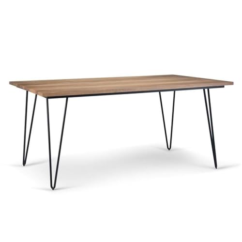 SIMPLIHOME Hunter Dining Table - 66 inch Wide Solid Mango