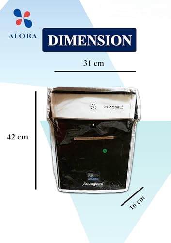 Image of Alora Body Protective Cover for Eureka Forbes Aquaguard Classic Plus Mineral RO+MF Alkaline Water Purifier Model, Waterproof & Dustproof Water Purifier Body Cover