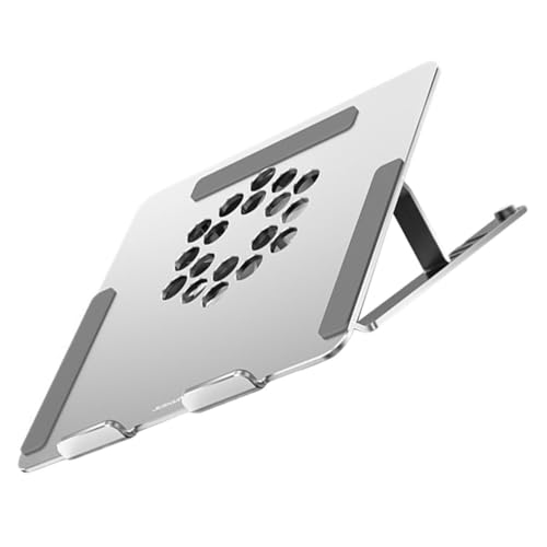 Base Ajustable para Laptop de Aleación de Aluminio con Ventilador LED miniatura 1