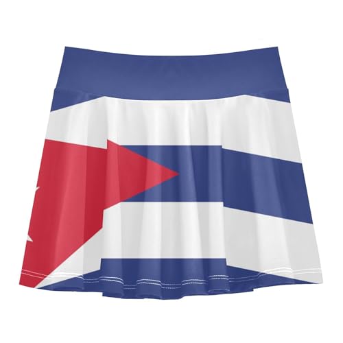 Aflyko Patriot Girls Skorts 2-in-1 Tennis Skirts with Built-in Shorts