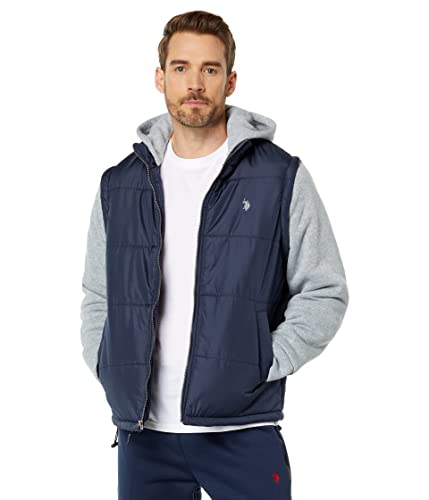 U.S. POLO ASSN. Vest with Zip Sleeve Classic Navy MD