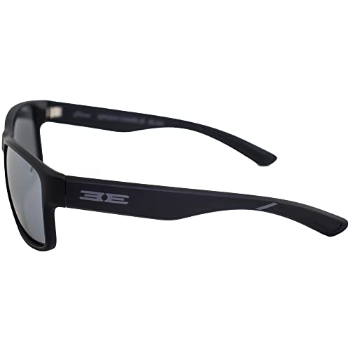 Epoch Eyewear Charlie Sport Motorcycle Sunglasses Black Frame with Smoke Polarized Lens3