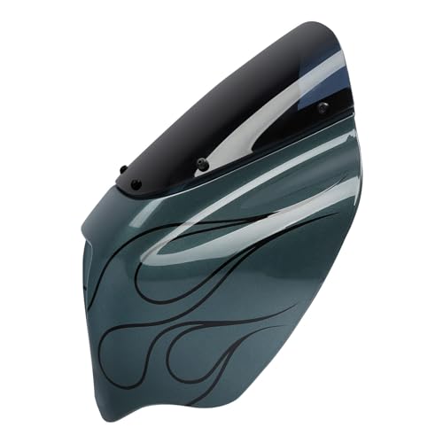 Image of Front Headlight Quarter Fairing Windshield Fit For Harley Softail Low Rider FXLR Street Bob FXBB 2018-2020 Low Rider S FXLRS 2020-2025 Softail Standard FXST 2020-2024 Spruce