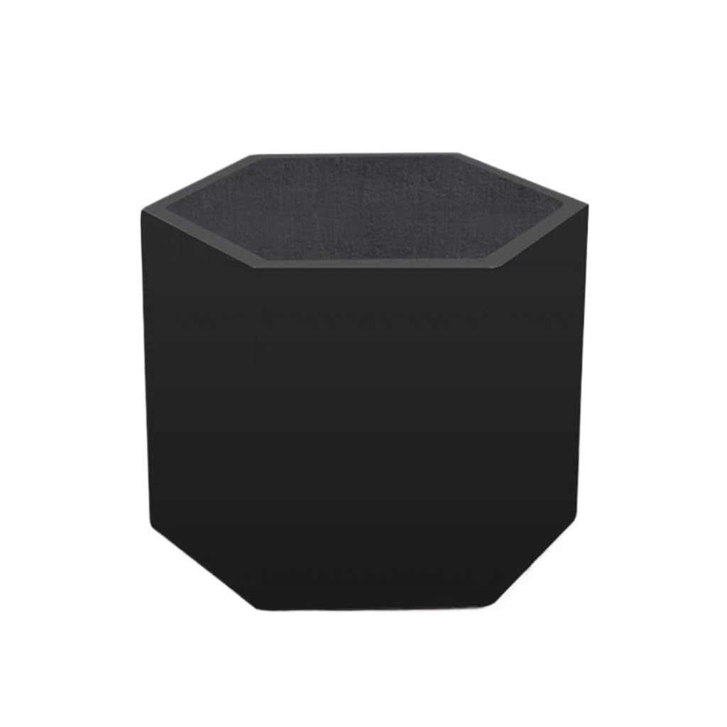GELASIGE Flower Pots Gardening Pots Pastoral Hexagonal Cement Flower Pots Office Balcony Green Plant Potted Succulent Outdoor Flower Pots(C)