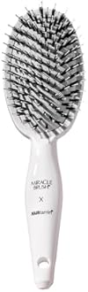 Hairtamin Hair Brush for All Hair Types | Paddle Brush for Blow Drying, Detangling, and Straightening | Anti-Static, Lightweight, and Ergonomic Design | Hair Brush for Men, Women, Kids, and Pets