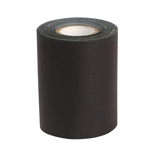 J.V. Converting JVCC Patch & Repair Tape for Leather and Vinyl Surfaces Gaffers Tape, (Repair-1), 3 in. (72mm Actual) x 15 ft. (Black)