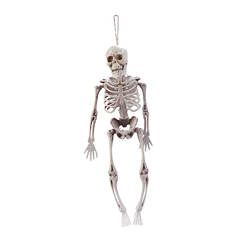 Cabilock Hanging Skeleton Decor Skeleton Halloween Decoration Skull Pendants for Scary Halloween Party
