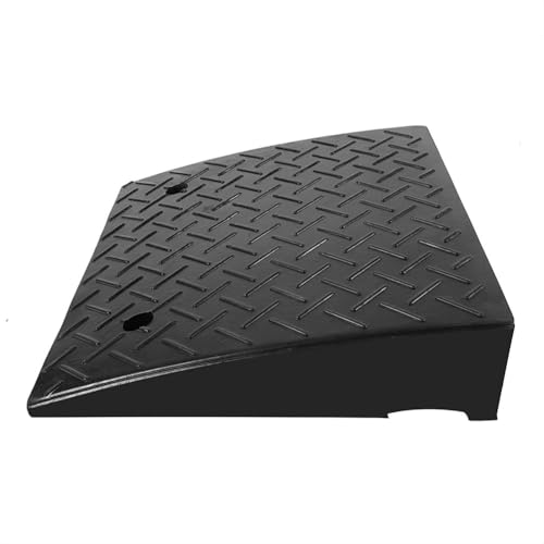 Rampa de goma para bordillo 50x32x11 cm resistente miniatura 2