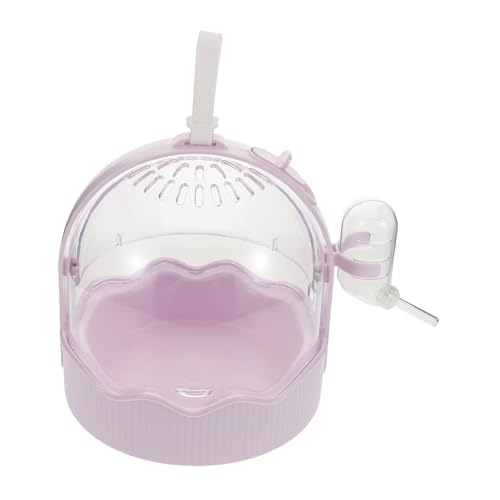 VANZACK Secure Small Animal Carrier with Water Bottle for Hamsters Sugar Gliders and Guinea Pigs for and Trips