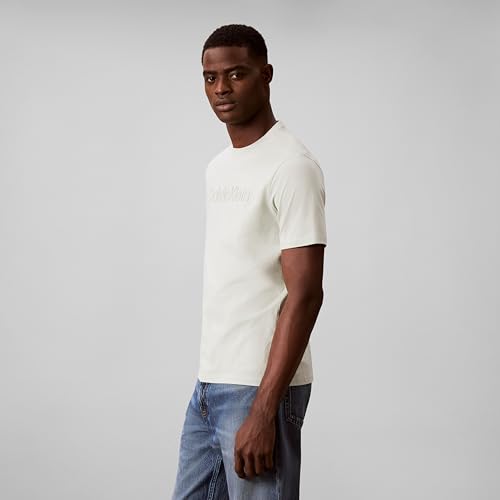 Image of Calvin Klein Men's Relaxed Fit CK Logo Crewneck T-Shirt