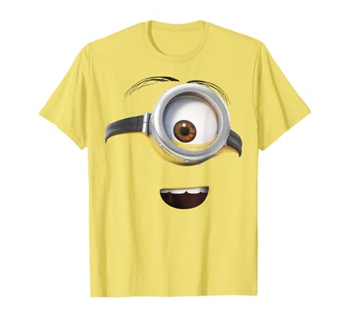 Despicable Me Minions Happy One-Eyed Face T-Shirt Despicable Me Minions Happy One-Eyed Face T-Shirt