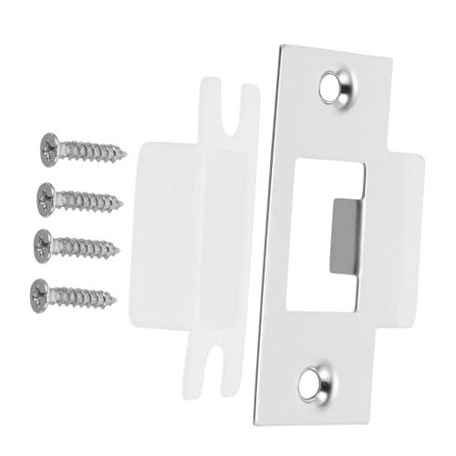QUMIIRITY 1 ensemble Plaque de Gâche Acier Inoxydable pour Porte de Plaque de Verrouillage Métallique Accessoire pour Systèmes de Verrouillage Compatible Couleur Aléatoire Couleur Aléatoire