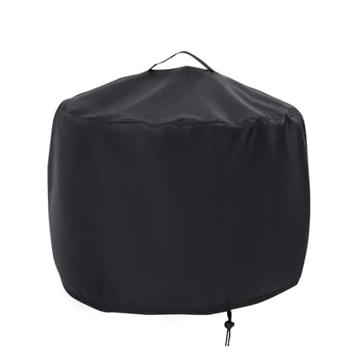 Rilime Fire Pit Cover, 20inch Firepit Cover, Waterproof Outdoor Covers with Handles and Drawstring-20x15inch