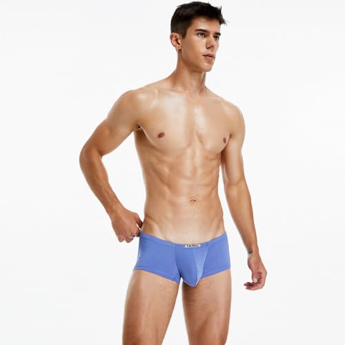 Boxers for Men with Big Pouch Breathable Ice Silk Underwear Thin Underpants Cool Boxers for Men2