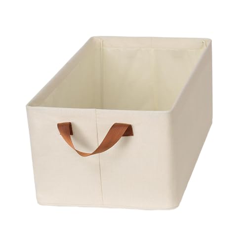 Panier de rangement haut de gamme en polyester pour dressing et textile