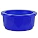 Van Ness Pets Crock Style Heavyweight Small Bowl, 9.5 OZ Food/Water Dish, Blue