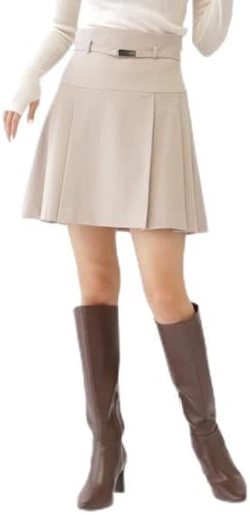 ジル バイ ジルスチュアート] 梳毛調プリーツミニスカート セール