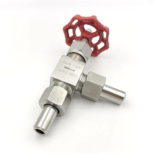 Vanne à pointeau d'angle soudée DN6 en acier inoxydable J24W-160P - 5
