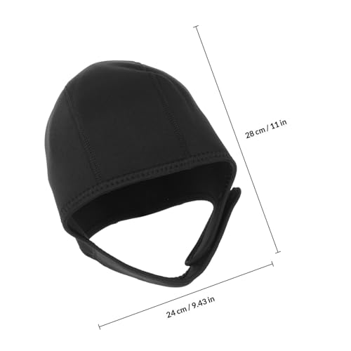 Capucha de buceo para pelo largo con neopreno ajustable Mobestech para natacion 2