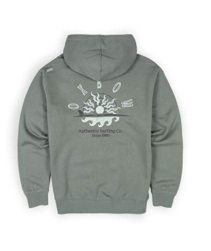 OXBOW Sweat à Capuche zippé Sandbar Ete 2026 Manches Longues, Col Rond, Motif sur Le Dos, Zippé, avec Capuche