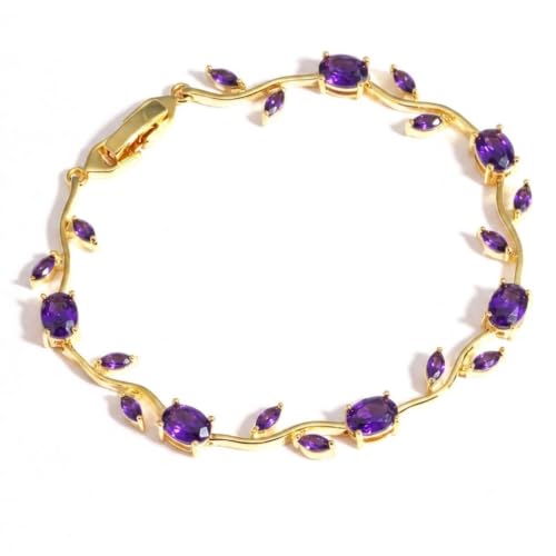 Image of THYNOX Tulip Bracelet for Women Stylish | Gold Plated Crystal Floral Jewellery | Adjustable Chain Wrist for Women & Girls Stylish | Elegant Tulip Bracelet for Women, Party & Daily Wear Accessory
