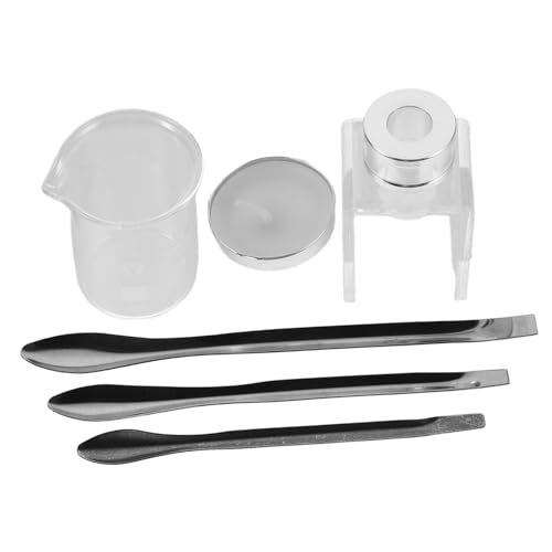 LRXIYODE Kit de Reparación de DIY con Molde de Silicona Medidores Cera Cuchara y Herramientas Portátiles para Restaurar Barras de Labios Rotas Casa
