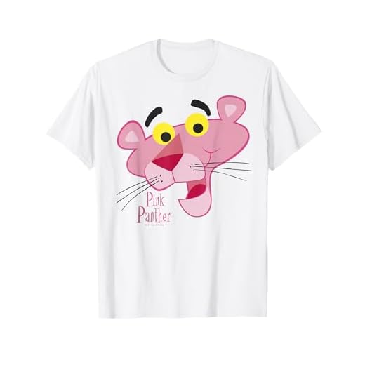 Retrato de cara de pantera rosa Camiseta