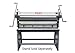 KAKA INDUSTRIAL Heavy Duty Sheet Metal Brake,52 inch 3-in-1 Shear and Slip Roll Combo | 16-Gauge Capacity Industrial Bending Machine with Segment Fingers and Back Gauge for Metal Fabrication​