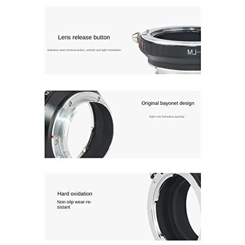 Bague d'adaptation d'objectif en métal durable pour boîtiers M