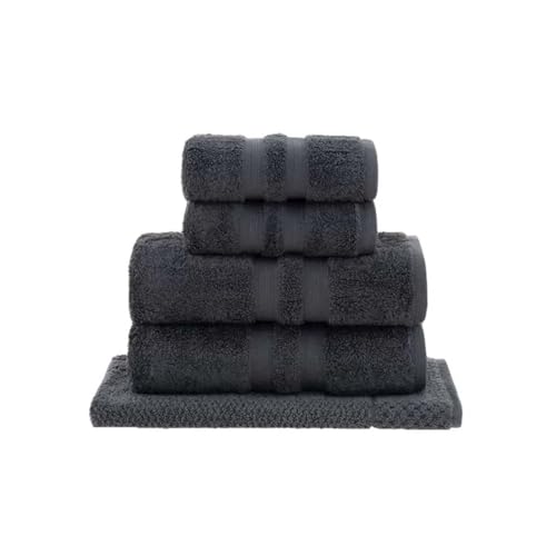 Jogo de Toalhas Buddemeyer Algodão Egípcio Banho Preto 5 peças