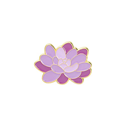 Broche à fleurs en émail et badge de sac à dos pour femmes