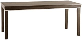 Voelkel Classic Collection Extending Dining Table (Dark Oak Finish)