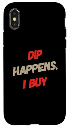 Dip Happens I Buy Stock Market �W���[�N �ʔ����g���[�_�[ ������ �X�}�z�P�[�X iPhone X/XS �p