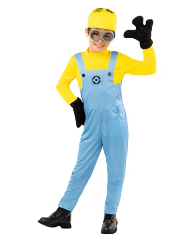 Funidelia Disfraz Oficial de Minions Dave para Niño y Niña con mono, gorro y gafas,...