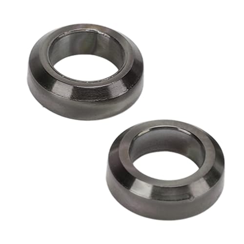 Dilwe Mountainbike Bremssattel Spacer Titanlegierung M6 Konkav Konvex Unterlegscheibe 4er Set Hochglanzpoliert Rennrad Carbon Felgen Einbau Rostschutz