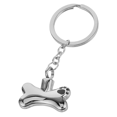 Urne funéraire pour de chien pendentif de mémorisation patte et clé - 5