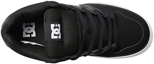 DC Men's Pure MID Casual Skate Shoe, Black/White, 15 | Image 1