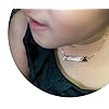 Personalized Customized Baby Children Teen Name Bar id Necklace Gift 16k Silver Rose Gold Plated Child Safety Birth…